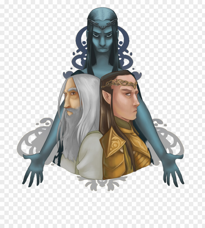 The Hobbit Galadriel Saruman Hobbit: Battle Of Five Armies Elrond Gandalf PNG