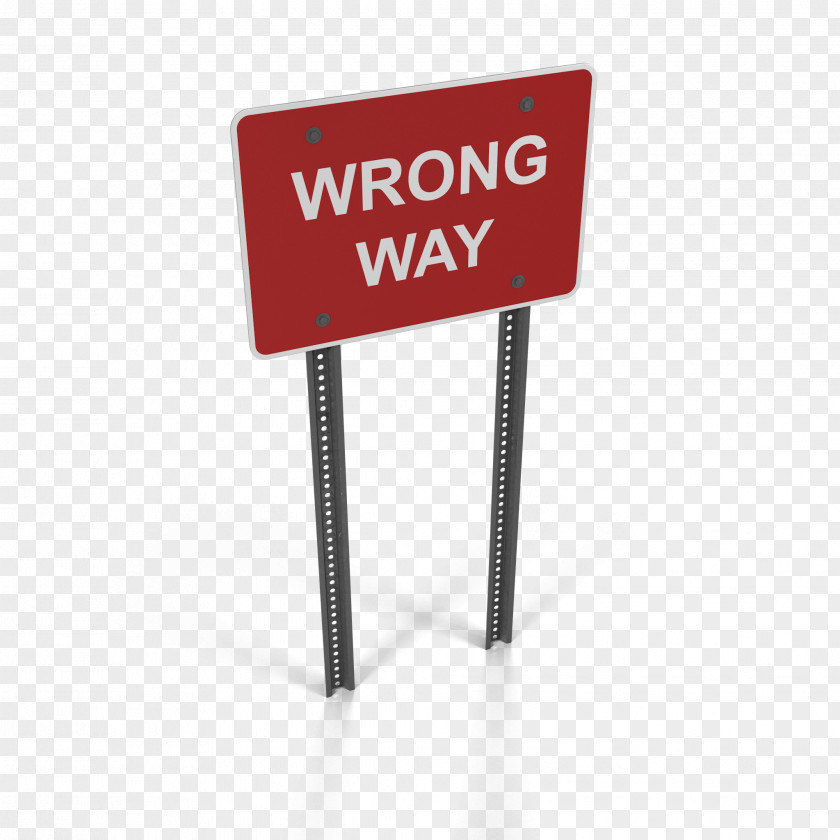 Wrong Way Road Traffic Sign Stop Icon PNG