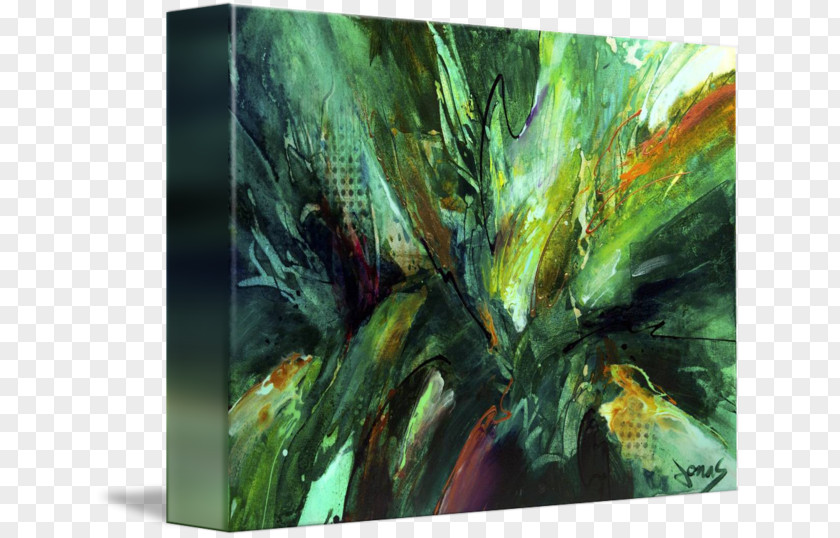 Painting Canvas Gallery Wrap Tree Jungle Love PNG