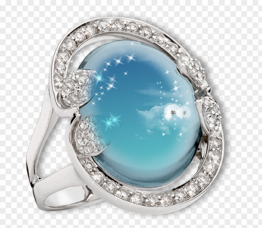 Sapphire Ring Frame Picture Photography PNG