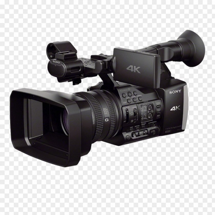 Camera Sony Handycam FDR-AX1 Video Cameras 4K Resolution PNG
