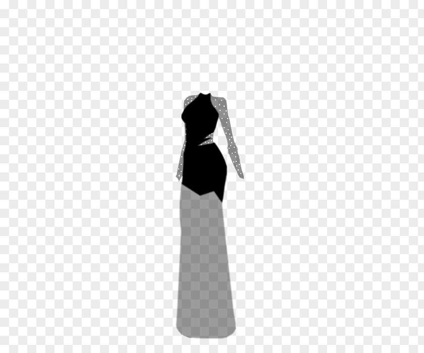 Human Body Little Black Dress Clothing Sleeve Gown PNG