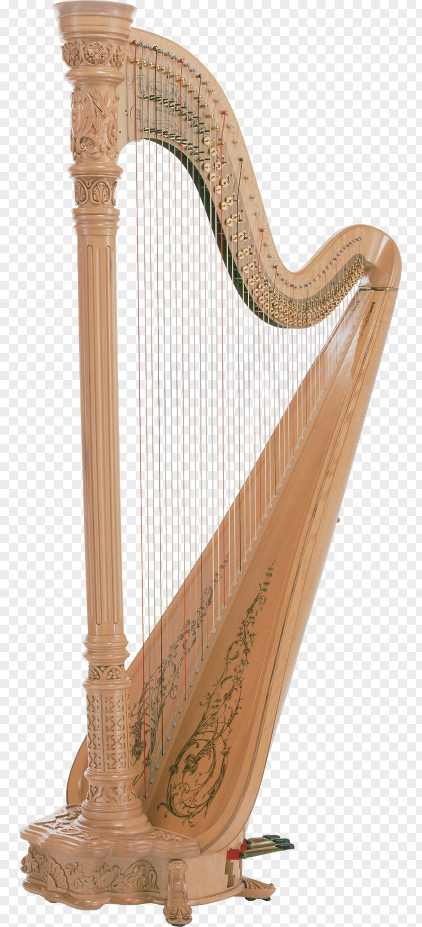 Qin Harp Musical Instrument Plucked String PNG