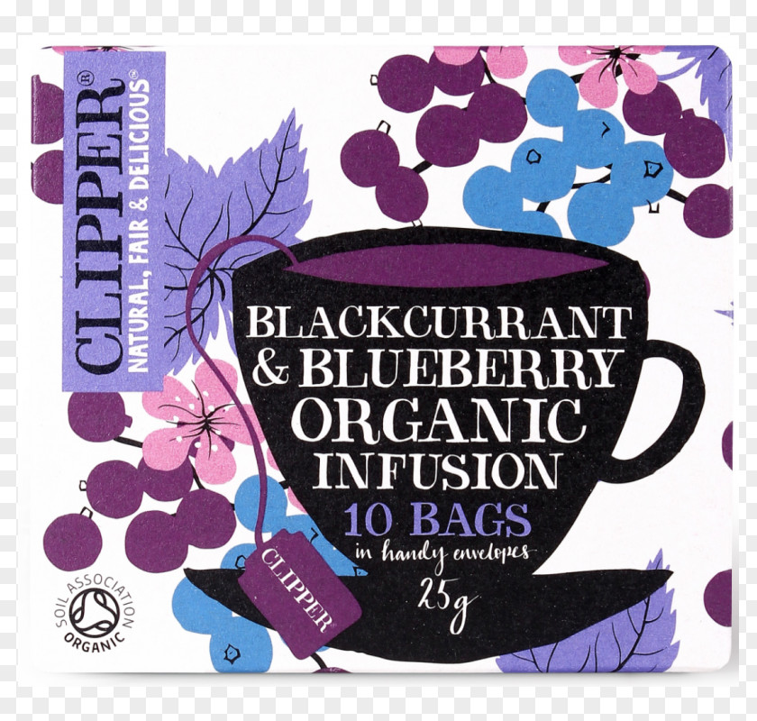 Blueberry Tea Coffee Clipper Infusion PNG