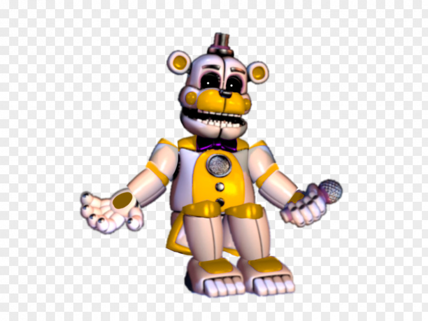 Funtime Freddy Five Nights At Freddy's 2 Animatronics Just Gold Robot PNG