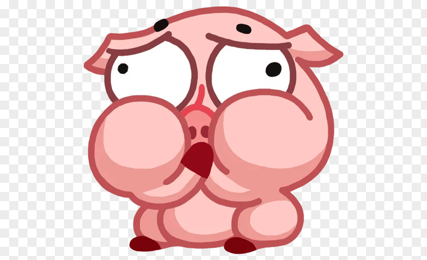 George Pig Telegram Sticker Clip Art VKontakte Userscript PNG