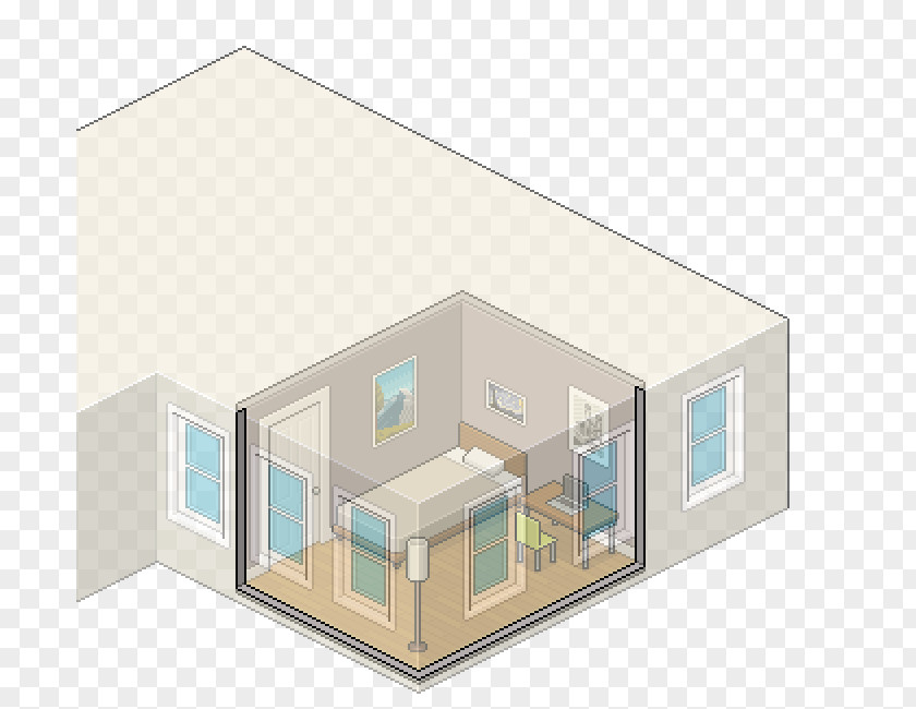 Italy Visa House Architecture Pixel Art PNG