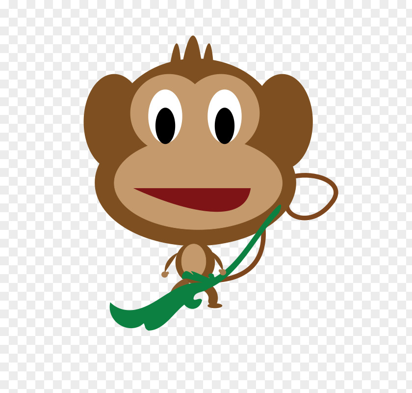 Monkey Vector Drawing Baby Monkeys Cartoon Clip Art PNG