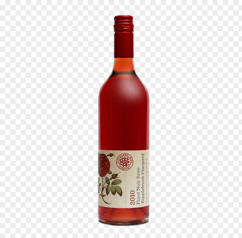 Red Wine Bottle Liqueur Rosxe9 Packaging And Labeling PNG
