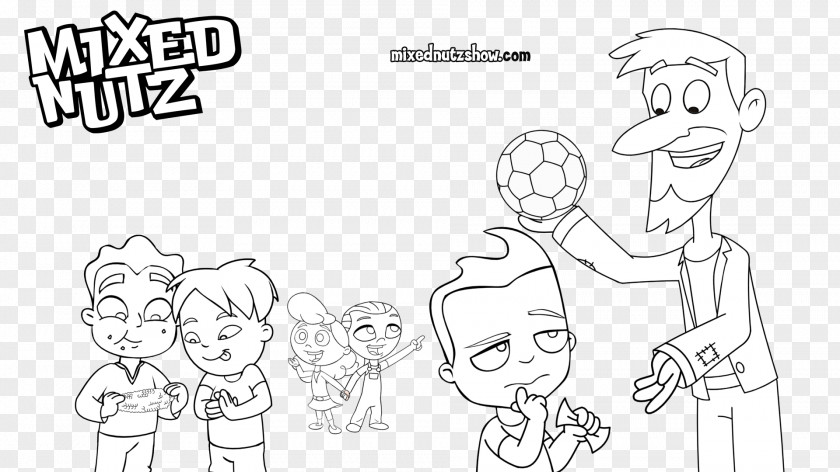 Assorted Nuts Human Finger Line Art Sketch PNG