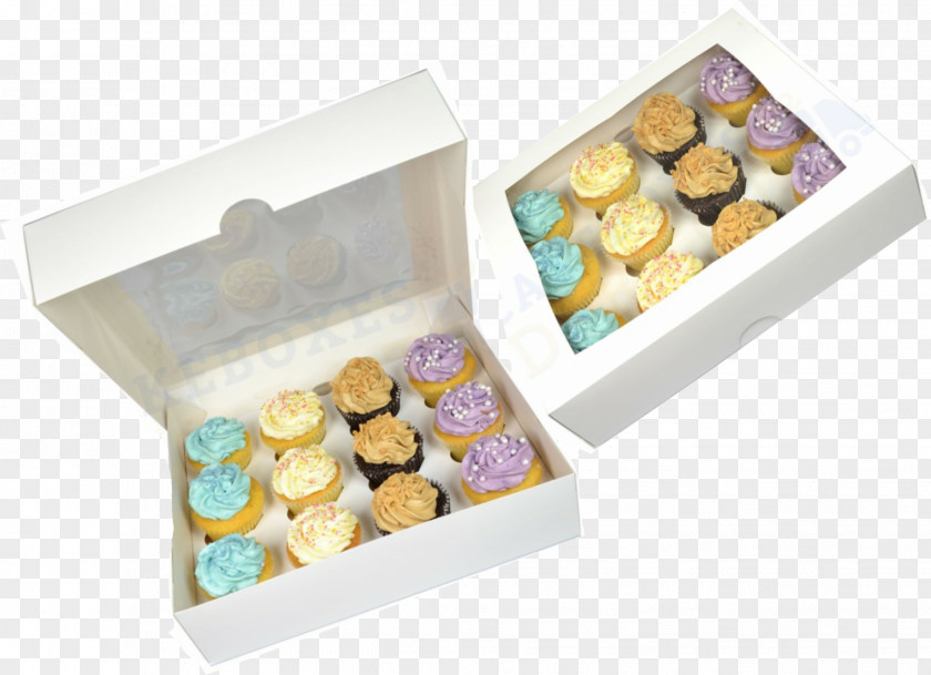 Cup Cake Cupcake Petit Four Box Muffin Bakery PNG