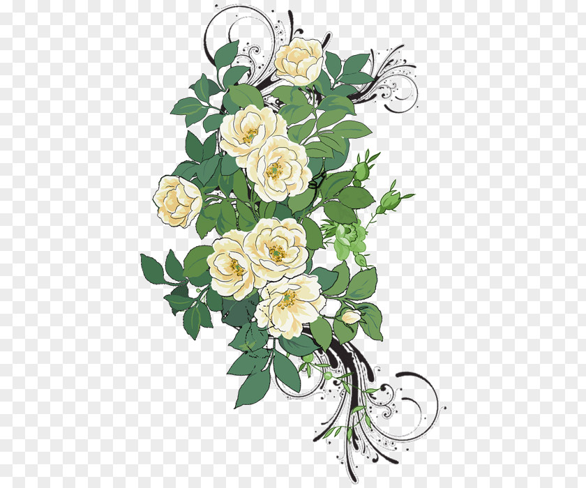 عساكم من عواده Flower Garden Roses Pattern PNG