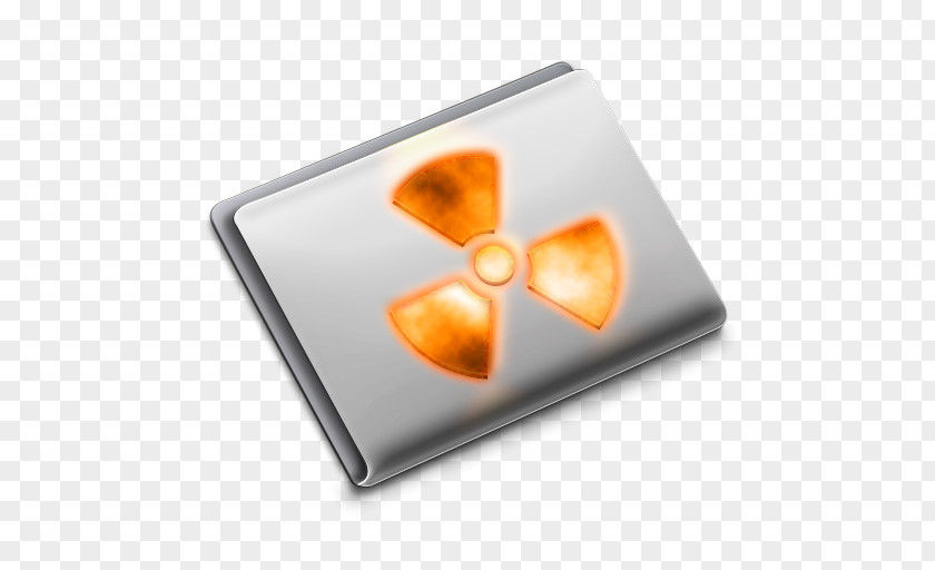 Folder Burn Orange PNG