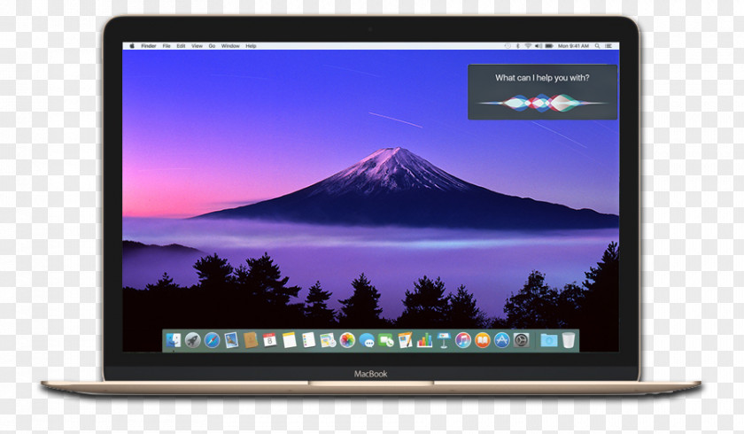 Fuji MacBook Pro MacOS Sierra PNG