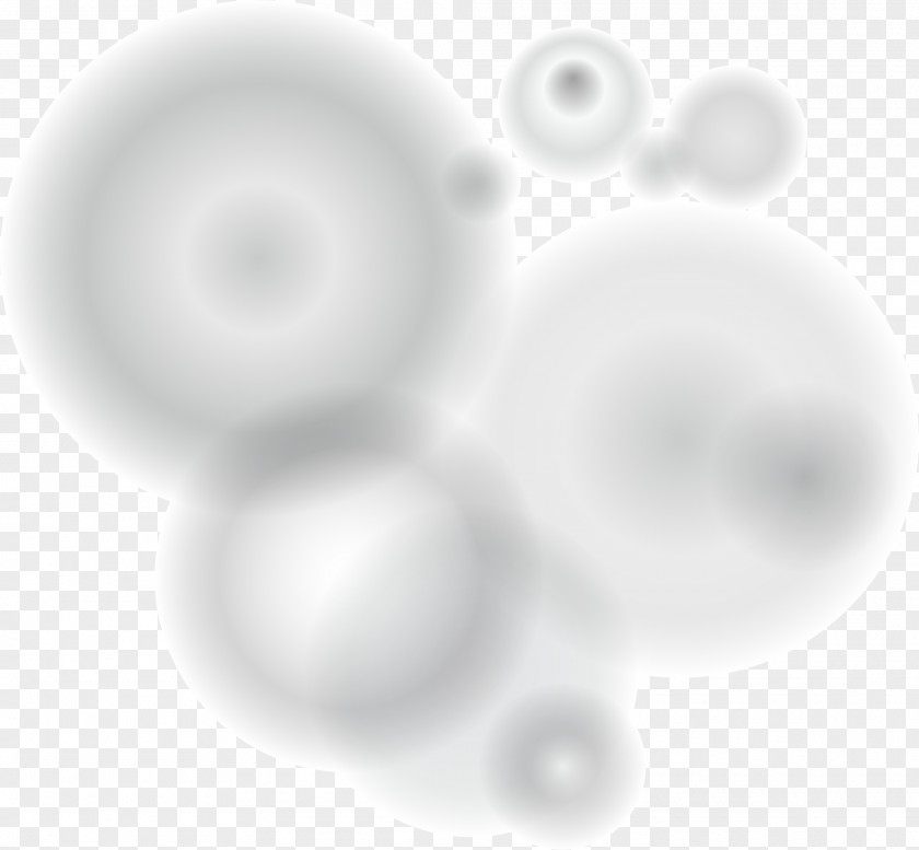 Gray Fresh Halo White Circle Pattern PNG