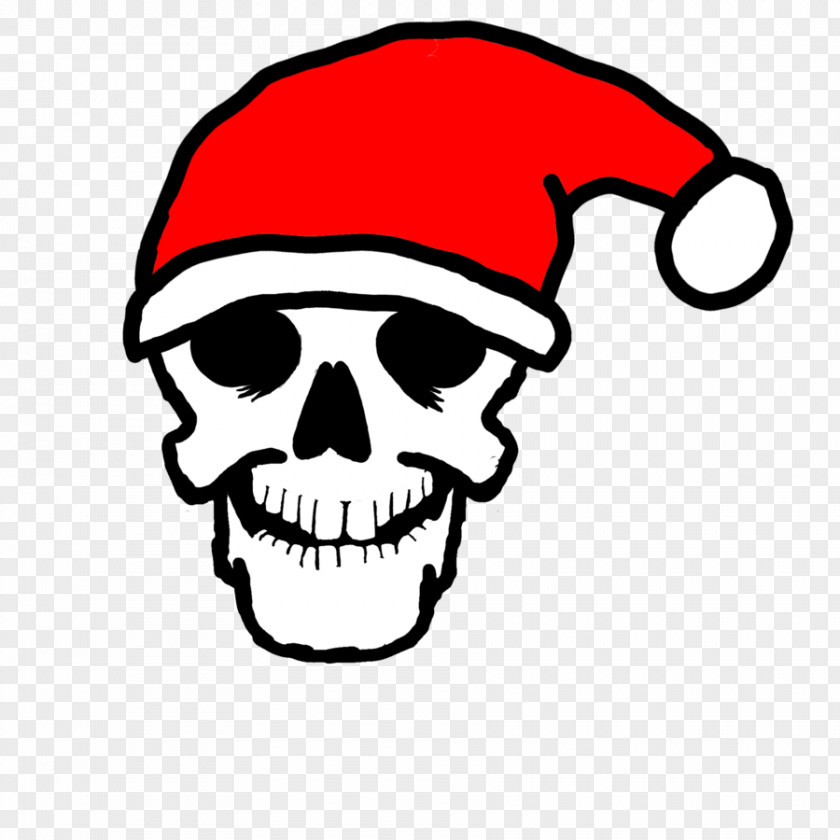 Skull Hat T-shirt Santa Claus Clip Art PNG