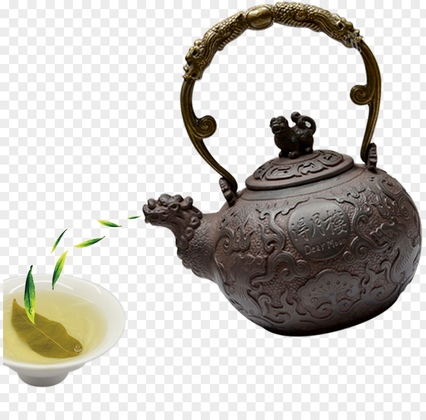 Teapot With Tea Green Yum Cha Culture PNG