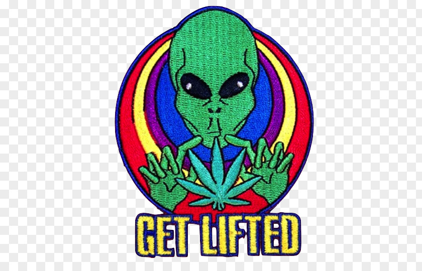 Cannabis Get Lifted Stoner Film Alien YouTube PNG