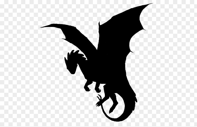 Stencil Logo Dragon PNG