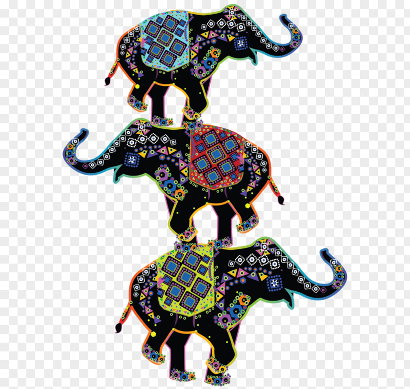 Cartoon Elephant Indian Circus Royalty-free PNG