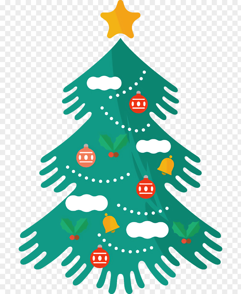 Conifer Pine Christmas Tree PNG