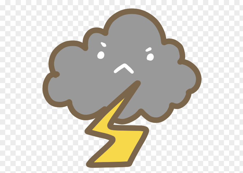 Lightning Thunderstorm Rain Illustration Weather PNG