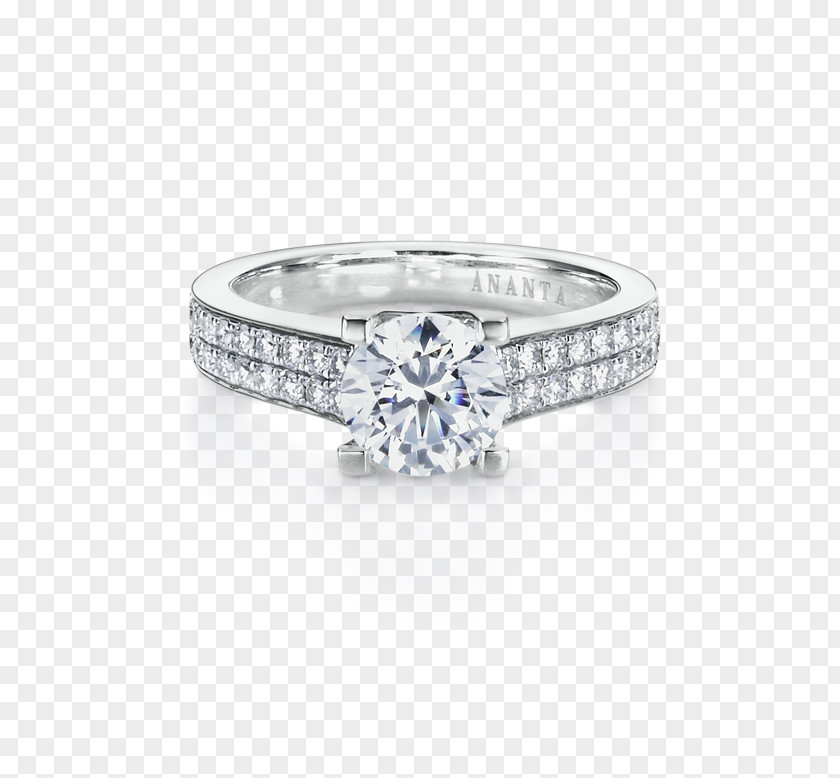 Pave Diamond Rings Wedding Ring Engagement Solitaire Jewellery PNG
