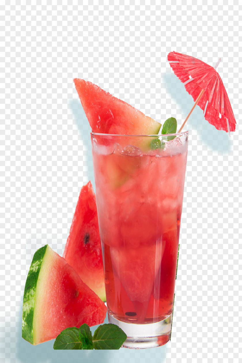 Watermelon Juice Apple Sea Breeze Cocktail Garnish PNG