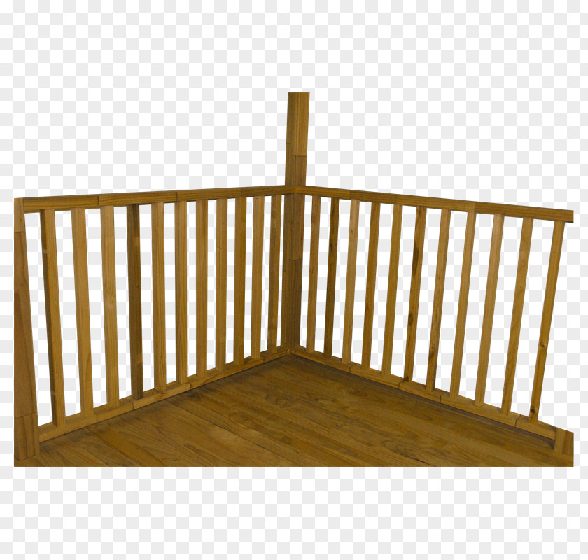 Wood Bed Frame Baluster Handrail Hardwood PNG