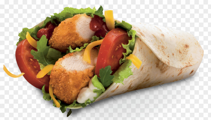 Crispy Chicken Fast Food Wrap Hamburger McDonald's Quarter Pounder Taco PNG