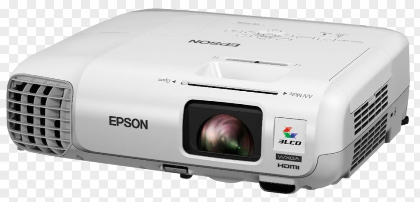 Portable Projector Multimedia Projectors 3LCD Wide XGA Epson PNG