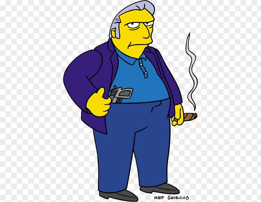 The Simpsons Transparent Background Fat Tony Homer Simpson Bart Maggie Marge PNG