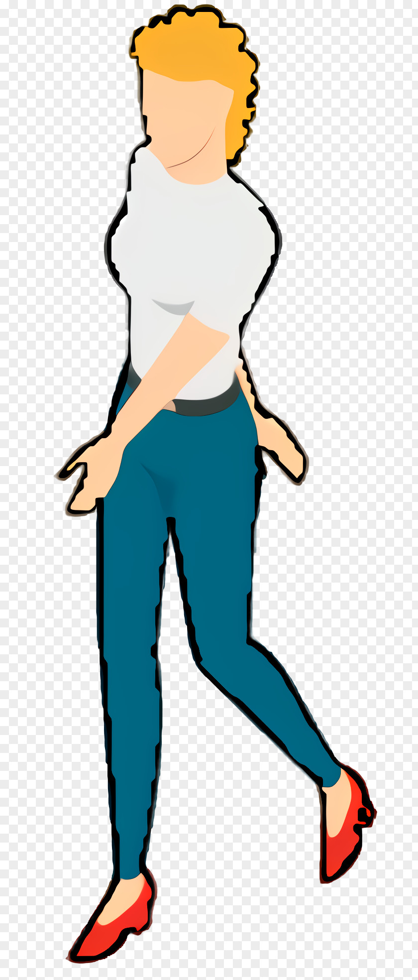 Trousers Joint Woman Cartoon PNG