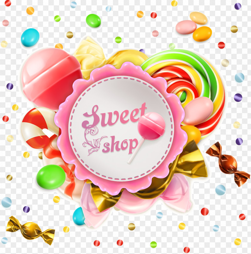 Vector Candy Bakery Lollipop Cane PNG