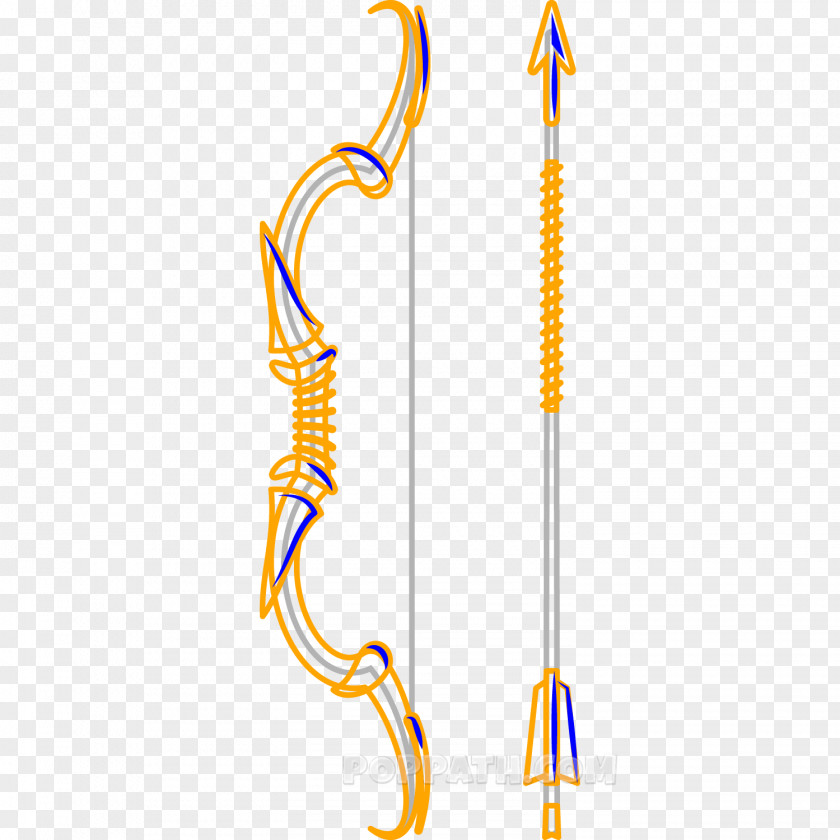 Bow Weapon Body Jewellery Line Clip Art PNG