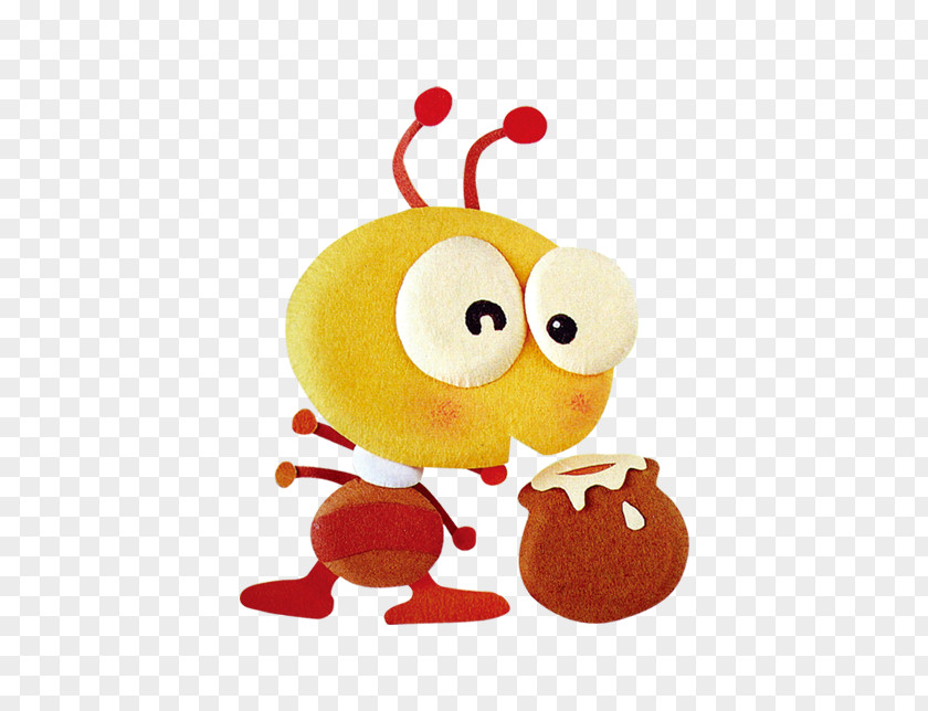 Cute Cartoon Bee Ant PNG
