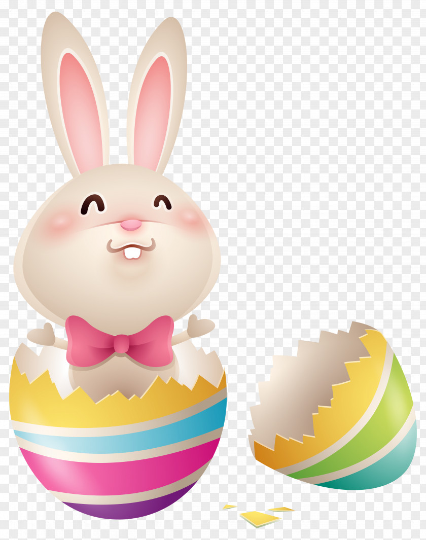 Easter Bunny In Egg Clipart Image Rabbit PNG