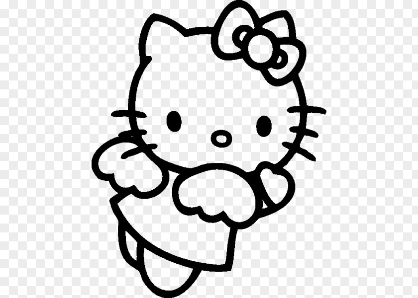 Hello Kitty Sticker Drawing Character PNG