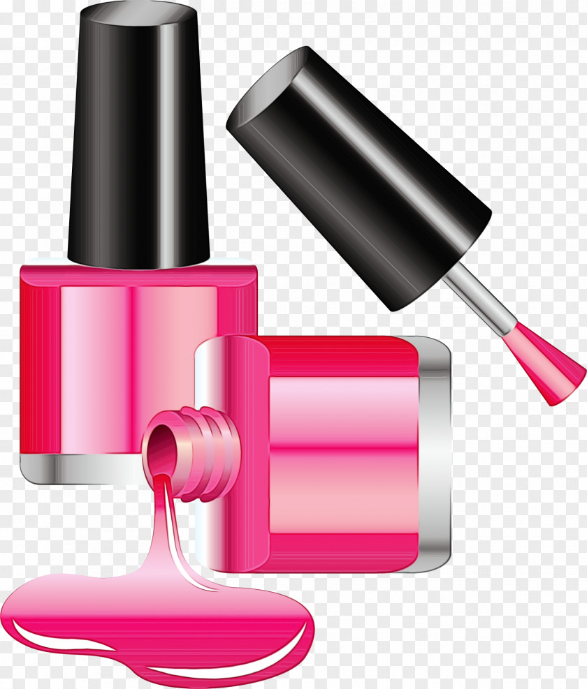 Nail Lipstick Pink Polish Beauty Cosmetics Care PNG