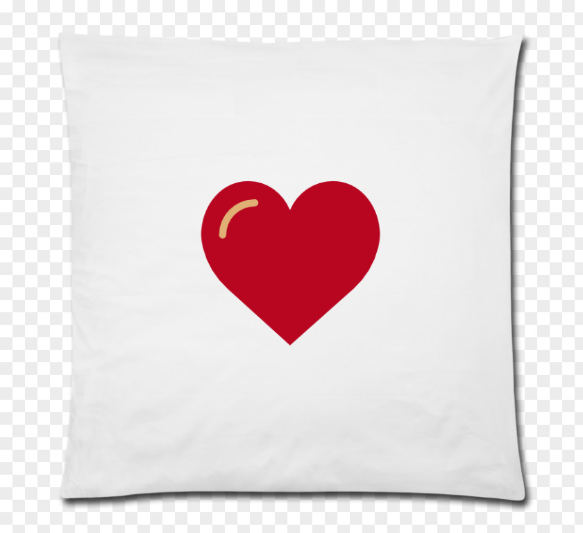 Pillow Throw Pillows Cushion Heart Font PNG