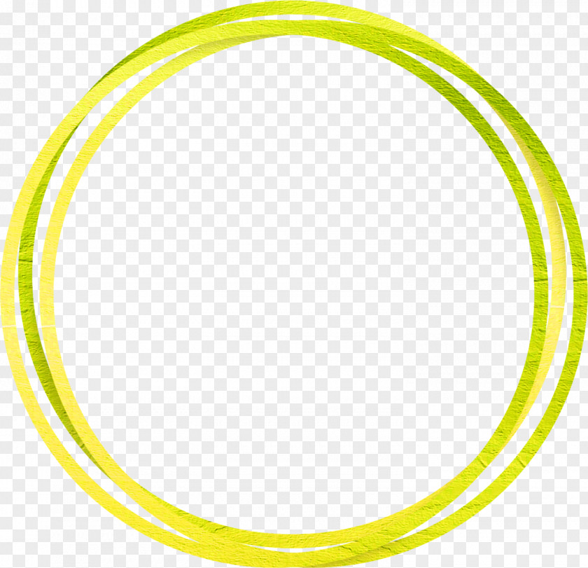Pretty Green Ring Material Yellow Pattern PNG