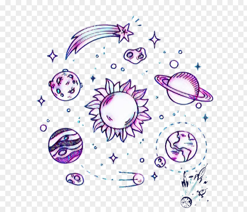 Space Drawing Image Illustration Doodle PNG