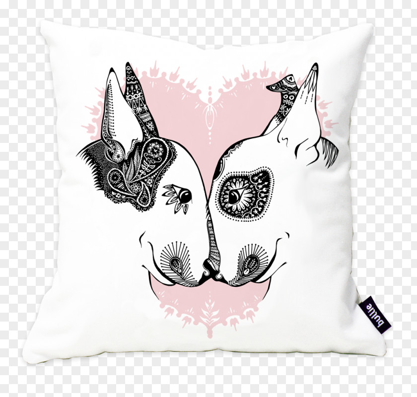 Transparent Quartz Miniature Bull Terrier Cushion Animal PNG