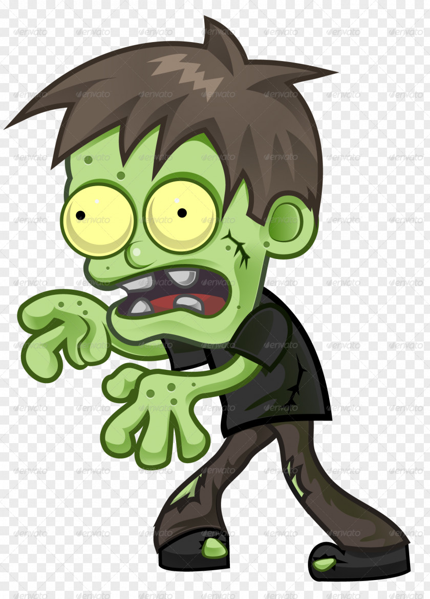 Cartoon Zombie Drawing Graphic Design PNG design, zombie clipart PNG