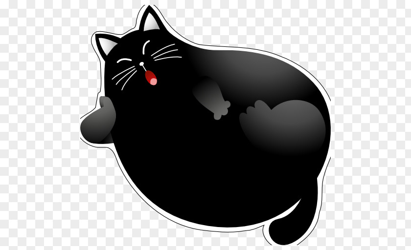 Cat Cartoon Black Drawing Illustration PNG