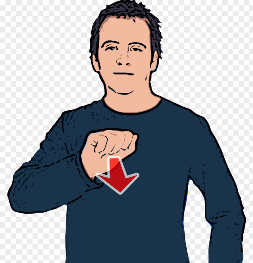 Sign Language Dictionary British American English PNG