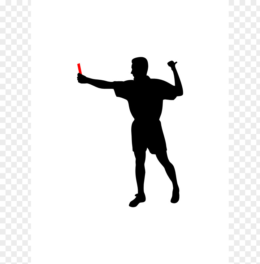 Silhouette Football Player Association Referee Clip Art PNG