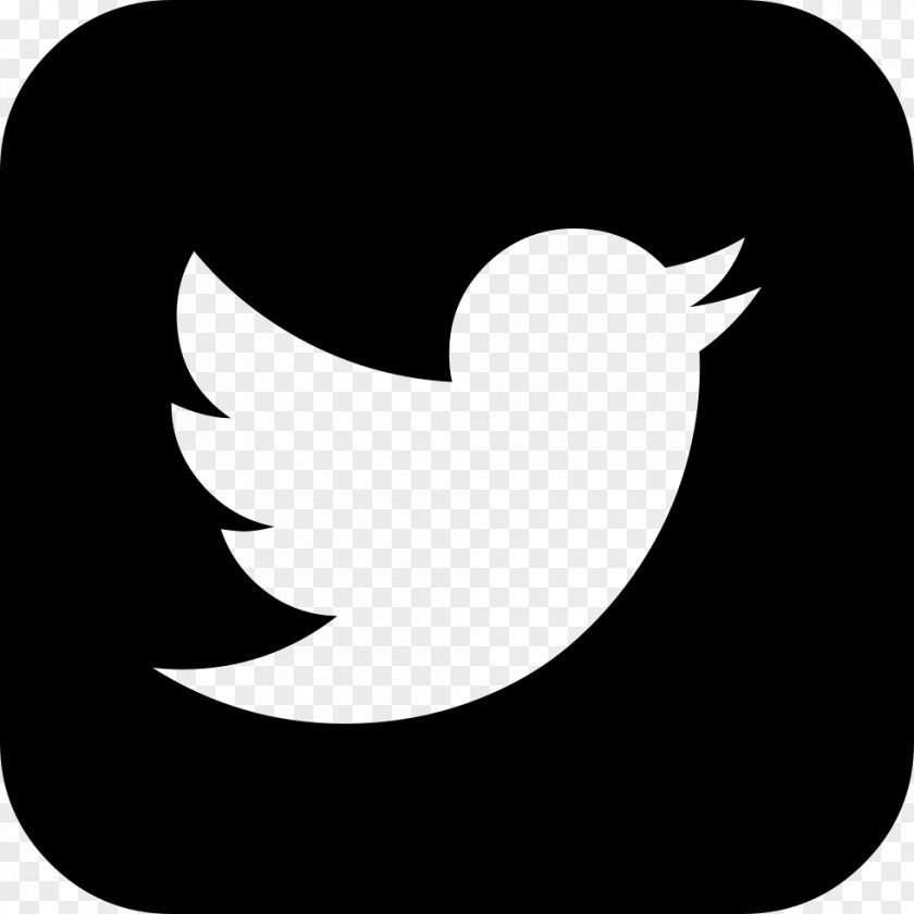 Twitter Black Logo Font Awesome PNG