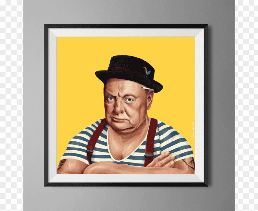 Winston-churchill Winston Churchill Amit Shimoni Hipstory: Why Be A World Leader When You Could Hipster? Canvas Art PNG
