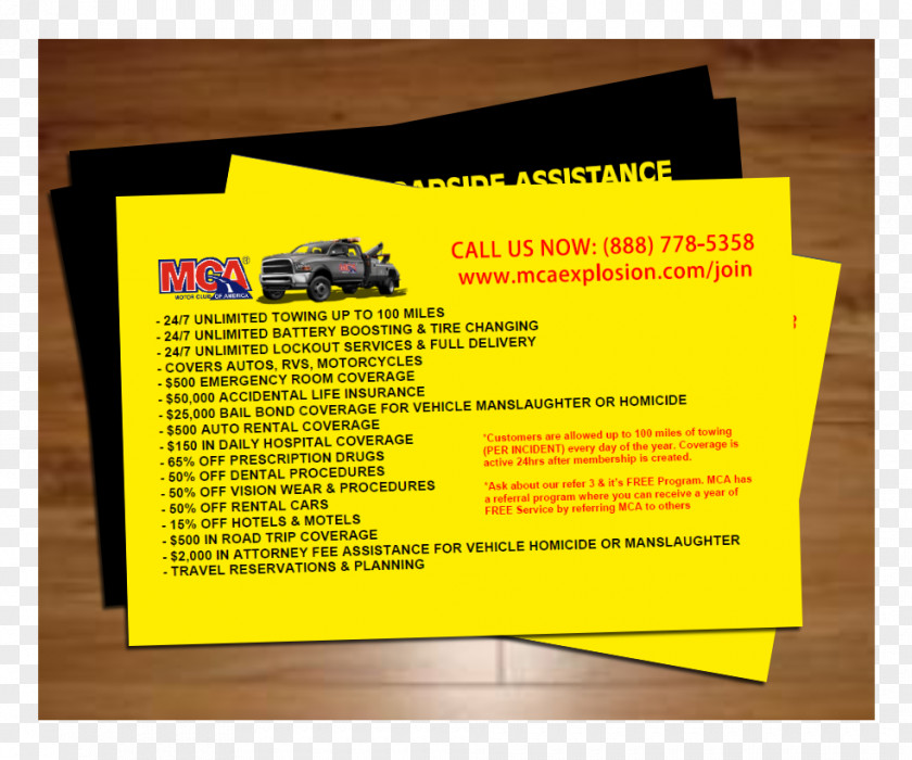 4x6 Flyer Advertising Post Cards Marketing Brochure PNG